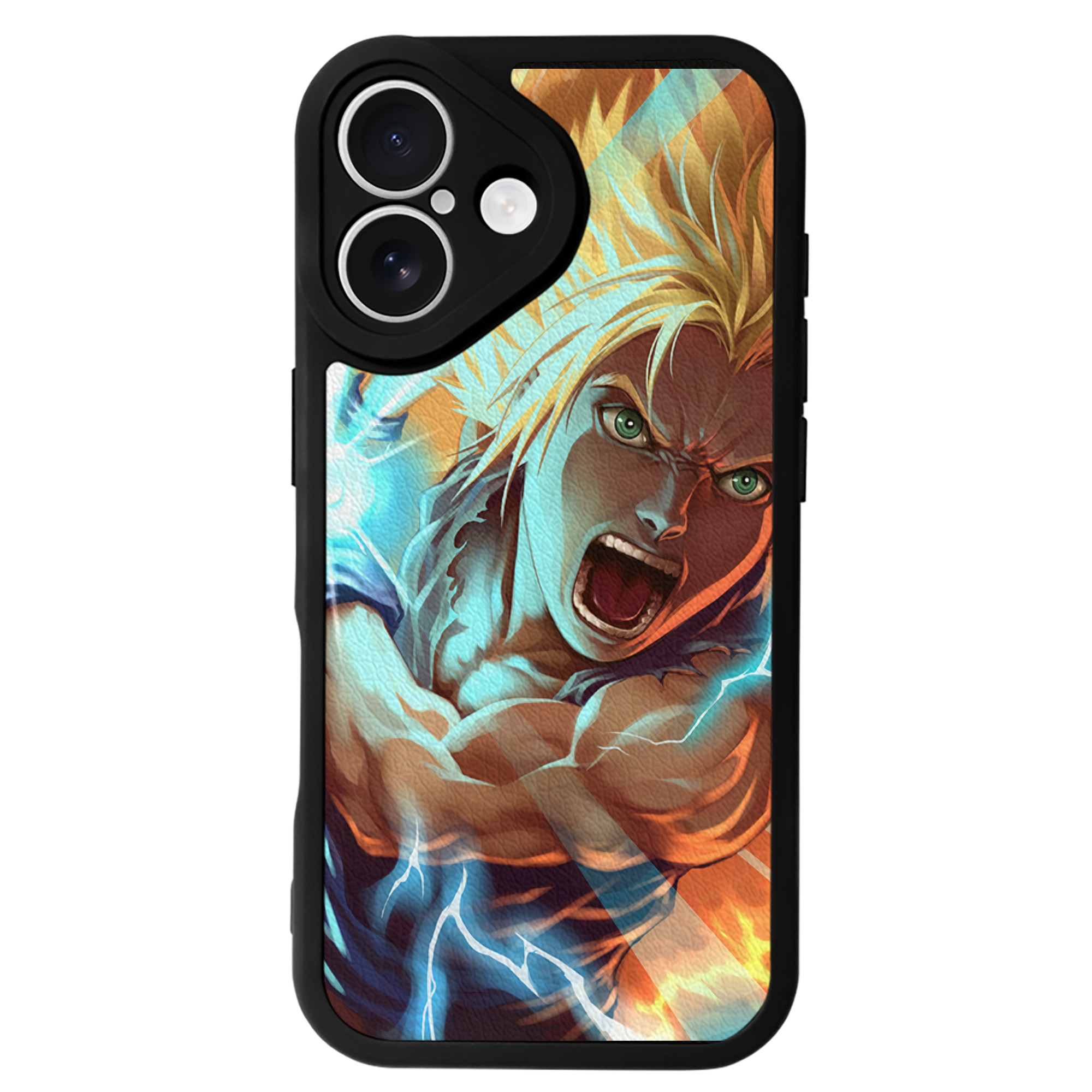 （画像用） ドラゴンボール DRAGON BALL 【iPhone 16シリーズ対応】シリコンスマホケース（レザー調） 材質：シリコン